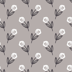 kbecca_vector_warmgray_flowers_pattern_seamless_tile