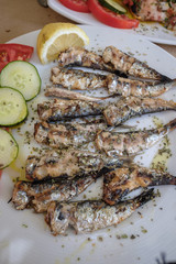 Seafood in Zakynthos, Greece