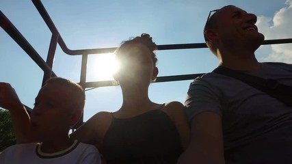 Tourists in a citysightseeing tourist bus with panoramic - Powered by Adobe