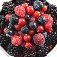 Mixed berries.