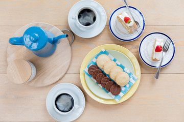 coffee time in living room