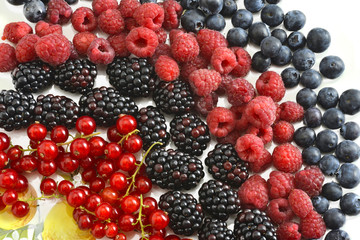 Mixed berries.