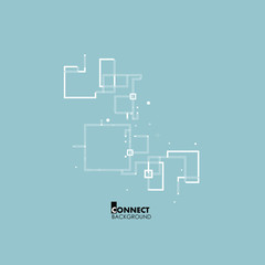 Urban vector architectural background for your architectural plan, technical project, abstract design