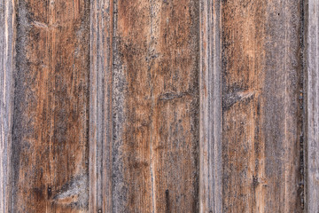 Old planks with a distinct wood structure