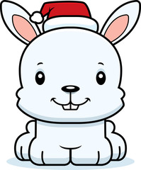 Cartoon Smiling Xmas Bunny