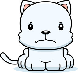 Fototapeta premium Cartoon Angry Kitten
