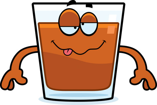 Drunk Cartoon Shot Glass