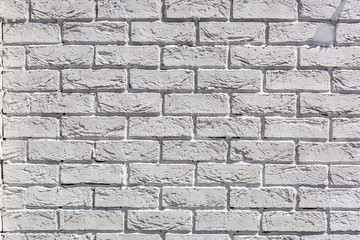 White Brick wall texture.