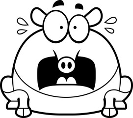 Scared Cartoon Tapir