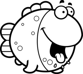 Hungry Cartoon Fish