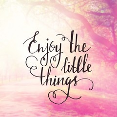 Inspirational Quote with summer style lens flare