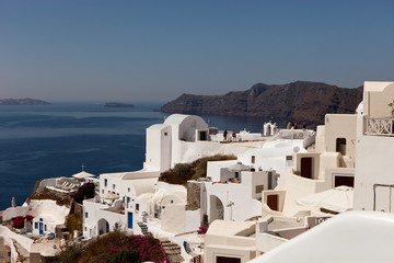 Fototapeta premium Santorini Island, view of the caldera from the village of Oia.