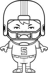 Angry Cartoon Football