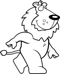 Lion Walking