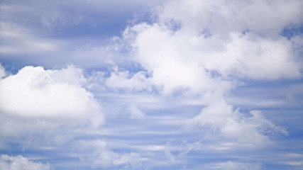 Obraz premium Beautiful clouds with blue sky