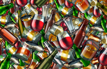 Alcohol Drinks Background
