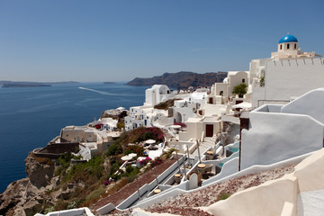Fototapeta premium Santorini Island, view of the caldera from the village of Oia