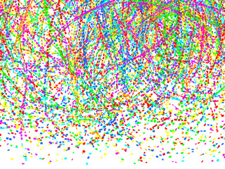 Colorful confetti pattern