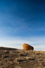Fototapeta na wymiar Red Rock Coulee in Southern Alberta, Canada
