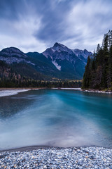 Mountain River in the Canadian Rocky Mountains, British Columbia