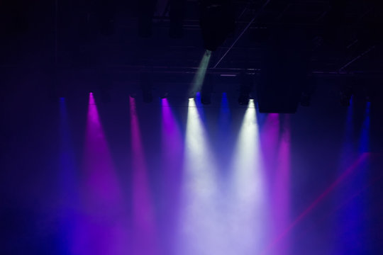 Stage Spotlight with Laser rays