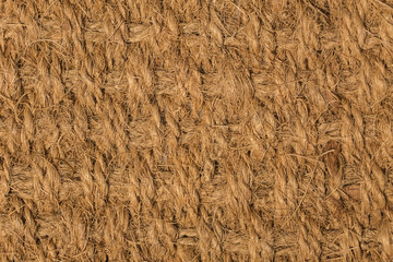 nature fiber texture from coconut brown color high macro detail mat