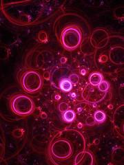 Abstract fractal background