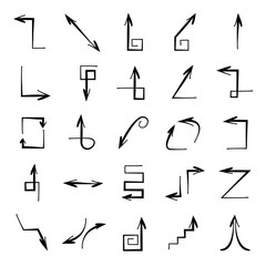 hand drawn arrows