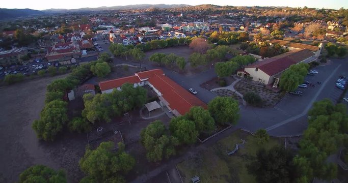Mission Santa Ynes Aerial View