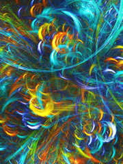 Abstract fractal background