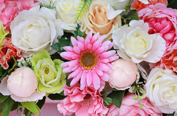 bouquet flowers for background.