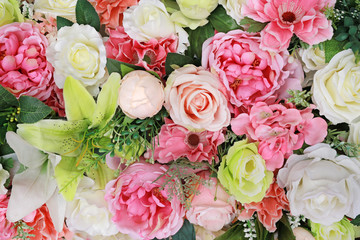 bouquet flowers for background.