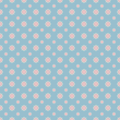 Simple cute pattern in small flowers.