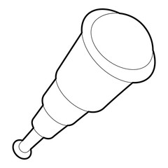 Spyglass icon outline