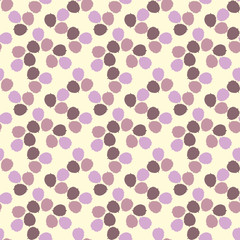 Seamless colorful pattern. Vector background with leaves