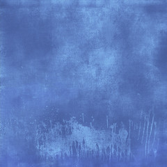 Paint stained blue jeans texture