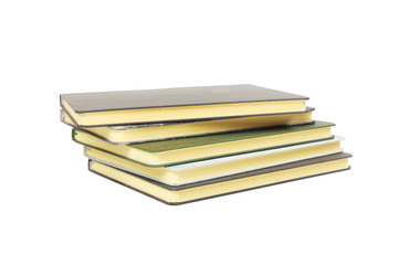 Notebooks isolated on white