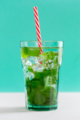 Summer mojito cocktail