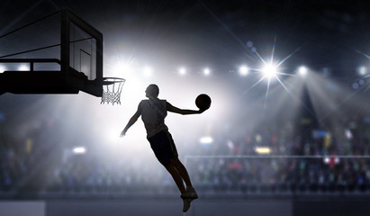 It is game time. Mixed media