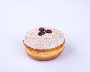 donut or chocolate donut on a background.