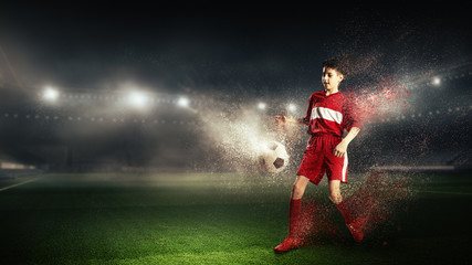 He is going to become a champ. Mixed media