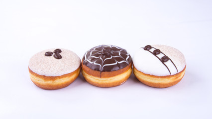 donut or chocolate donut on a background.