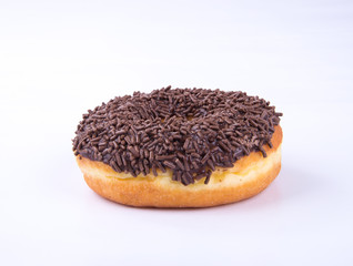 donut or chocolate donut on a background.