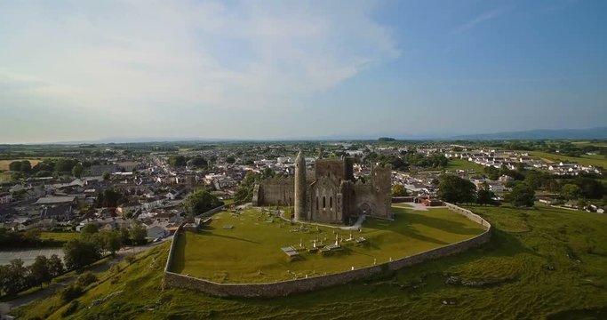 Aerial, Rock Of Cashel, County Tipperary, Ireland - graded Version