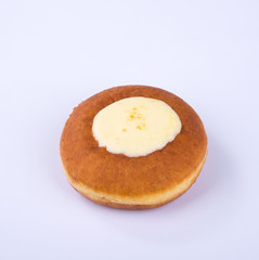 donut or cheese donut on a background.