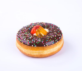 donut or halloween donut on the background.