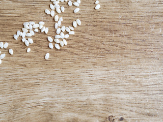 Simple rice background with space for text