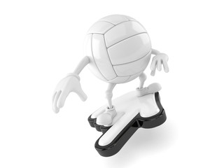 Volleyball character with cursor