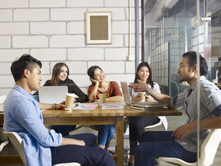 Business people meeting in an office