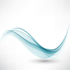 elegant blue wave background design